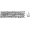 Gembird Silent Key Pro Business Wireless Desktop set, white, Ru Layout - (KBS-WMS-01-W-CYRL)