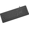 Gembird Slim Wired Multimedia keyboard, black, Ru Layout - (KB-MCH-05-CYRL)