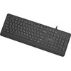 Gembird Slim Wired Multimedia keyboard, black, Ru Layout - (KB-MCH-05-CYRL)