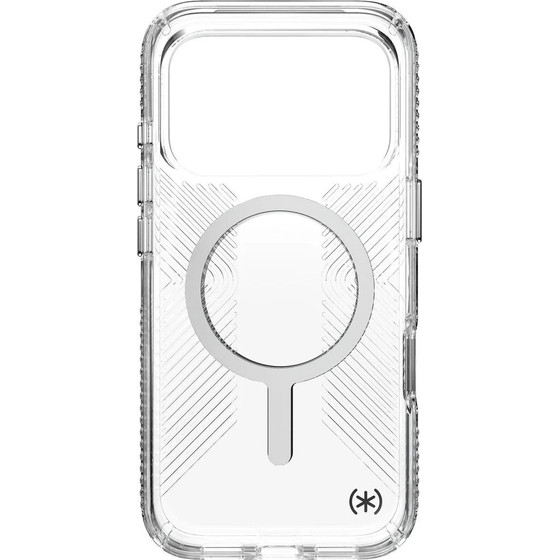 Speck Iphone 17 Pro Case (150973-3223) Presidio Perfect Clear Grip + MS-CLEAR/CLEAR/SILVER