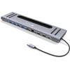 Xtreme Mac (XWH-CDH-13) TYPE-C Docking Hub Station - 12 Ports ETHERNET, 2* HDMI, SD/Msd CARDS, USB-C Pd 100W, USB-C, 4* Usb 3.0, Audio IN/OUT
