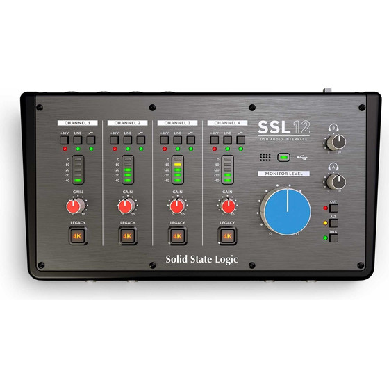 Solid State Logic - Interfaz De Audio USB-C 12/8 - (SSL12)