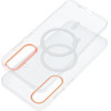 Case For Honor 600 Lite Go Orange Compatible With Magsafe transparent