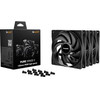 Bequiet Fan Pure Wings 3 120MM Pwm High Speed TRIPLE-Pack 2100RPM, 59,6CFM/101,2M3/H, 30,9db, Lifespan 80000h, BLACK, 3YW. - (BL140)