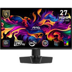 MSI Monitor Gaming Mag 271QP QD-Oled X24, Flat QD-Oled WQHD, 27'', 16:9, 250CD/M2, 1.500.000:1, 0,03MS, 240Hz, 2560x1440, 2x HDMI/ DP/ Hp OUT, PIVOT, HAS, TILT, SWIVEL, BLACK, 3YW. - (9S6-3CD89T-033)