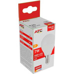 ATC SMD ��������� LED Globe P45 230V 7W/600LM E14 3000K - (ATC-SMD-P45-7W-3K)