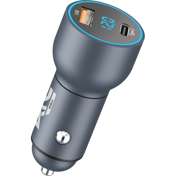ATC ��������� ����������� �� 2 ����� USB-A & Type-C ��� LED ����� 42.5W - (ATC-CA09)
