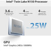 Beelink Mini Pc Mini S13, Intel N150, 12GB, 512GB M.2, Windows 11 Pro - (MINIS-N150-12512)