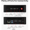 Beelink Mini Pc SER5 Max, Amd 7735HS, 24GB, 500GB M.2, Windows 11 Pro - (SER-7735HS-24500)