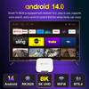 H96 Max Tv Box M1 Plus, 8K, 4/32GB, Wifi 6, Bluetooth, Android 14 - (H96MAX-M1PLUS-432)
