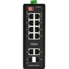 HIMAX Industrial Poe Switch 8x Ge PoE/2x GE/2x Gf Sfp �����, ��� 1000MBps - (PS1802FG-I)