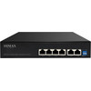 HIMAX Poe Switch 4x Ethernet Poe & 2x Ethernet �����, ��� 100MBps - (PS1402E-L)