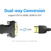 Vention Adapter DVI M / HDMI F Gold plated - (AILB0)