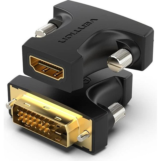 Vention Adapter DVI M / HDMI F Gold plated - (AILB0)