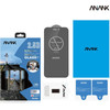ANANK 2.5D Privacy Tempered Glass Iphone 14 Pro, Reinforced /black/
