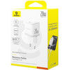 Baseus 220V 20W, USB-C + Cable Type-C-Lightning, Palm Fast /white/ - E0116400