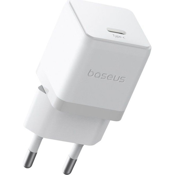 Baseus 220V 20W, USB-C + Cable Type-C-Lightning, Palm Fast /white/ - E0116400