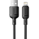 Baseus Cable USB-A - Lightning, 2m, 2.4A, Silky Series /black/ - P10377702113-01