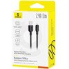Baseus Cable USB-A - Lightning, 2m, 2.4A, Silky Series /black/ - P10377702113-01