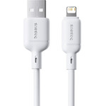 Baseus Cable USB-A - Lightning, 2m, 2.4A, Silky Series /white/ - P10377702213-01