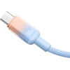 Baseus Cable USB-A - Type-C, 1m, 100W, Discolor Series /blue/ - P10374903311-00