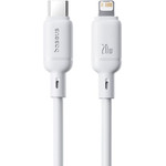 Baseus Cable USB-C - Lightning, 1m, 20W, Silky Series /white/ - P10377700213-00
