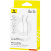 Baseus Cable USB-C - Lightning, 1m, 20W, Silky Series /white/ - P10377700213-00