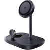 Baseus Holder + 3-in-1 Charging Station Wireless Magnetic Qi2 15W Enerfill FS41, For Desk /black/ - P10281904123-02