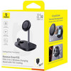Baseus Holder + 3-in-1 Charging Station Wireless Magnetic Qi2 45W Enerfill FS41 With Tec Cooling, For Desk /black/ - P10281904123-01