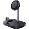 Baseus Holder + 3-in-1 Charging Station Wireless Magnetic Qi2 45W Enerfill FS41 With Tec Cooling, For Desk /black/ - P10281904123-01