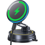 Baseus Holder Wireless 15W Primetrip VC2 Flex Pro Manual Rotating With Vacuum /black/ - C0013F01
