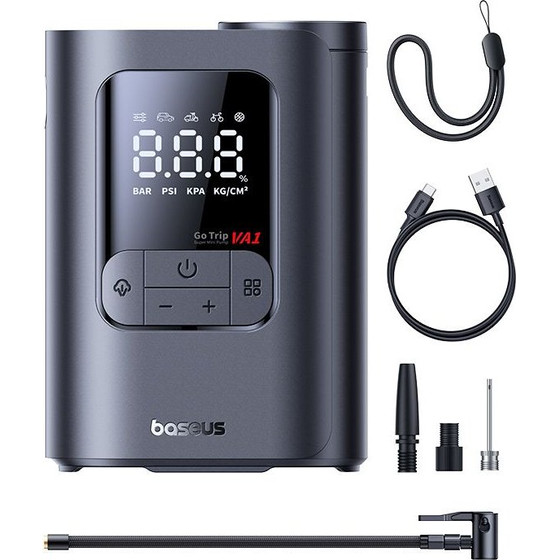 Baseus Wireless Compressor Gotrip VA1 Super Mini Cordless Inflator Pump 22-Cylinder /black/ - C0119601