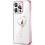 Kingxbar Case Apple Iphone 14 Pro, Wish Series, Rose gold