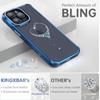 Kingxbar Case Apple Iphone 15 Pro Max, Wish Series, blue