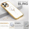 Kingxbar Case Apple Iphone 15 Pro Max, Wish Series, gold