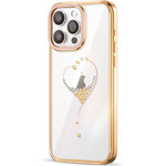 Kingxbar Case Apple Iphone 15, Wish Series, gold