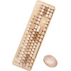 MOFII Keyboard And Mouse SMK-623387AG, Wireless /Sweet beige/