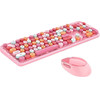 MOFII Keyboard And Mouse SMK-623387AG, Wireless /Sweet pink/
