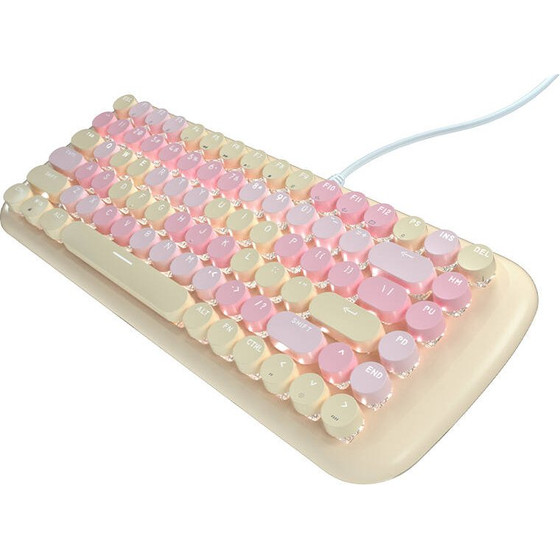 MOFII Keyboard SK-645, Wired /Candy New milk-Tea cream/