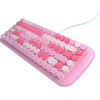 MOFII Keyboard SK-645, Wired /Candy New Strawberry pink/