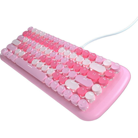MOFII Keyboard SK-645, Wired /Candy New Strawberry pink/