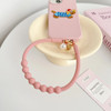 Accessory/ Wristband/ Keychain Silicone Pearl Chram /powder/ OEM