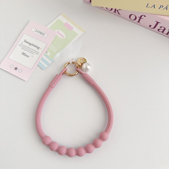 Accessory/ Wristband/ Keychain Silicone Pearl Chram /powder/ OEM