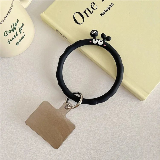 Accessory/ Wristband/ Keychain Silicone Silky Ring /Black sheep/ OEM