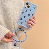Accessory/ Wristband/ Keychain Silicone Silky Ring /Blue butterfly/ OEM