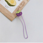 Accessory/ Wristband/ Keychain Silicone Silky Ring /blueberry/ OEM