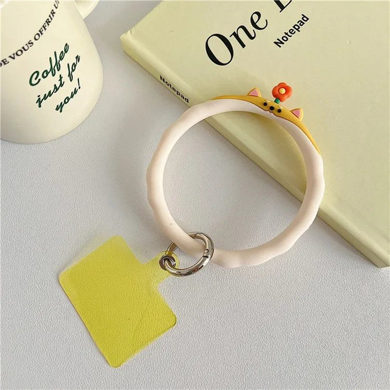 Accessory/ Wristband/ Keychain Silicone Silky Ring /Brown fox/ OEM