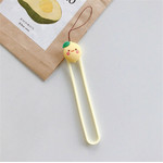 Accessory/ Wristband/ Keychain Silicone Silky Ring /lemon/ OEM