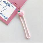 Accessory/ Wristband/ Keychain Silicone Silky Ring /peach/ OEM