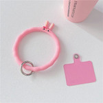 Accessory/ Wristband/ Keychain Silicone Silky Ring /Pink bunny/ OEM